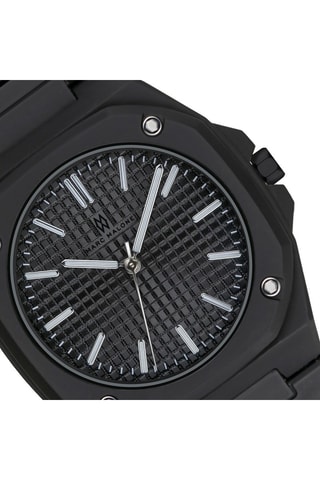 Reloj de cuarzo de policarbonato - Negro