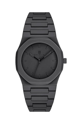 Reloj de cuarzo de policarbonato - Negro