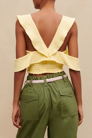 Crop top - Jaune