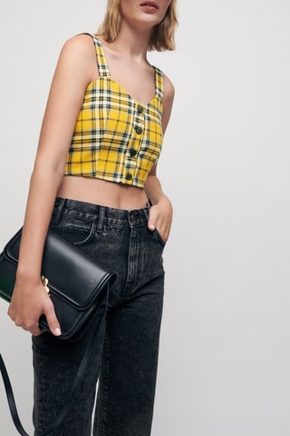 Crop top - Jaune