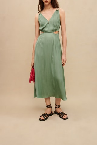 Robe midi - Vert