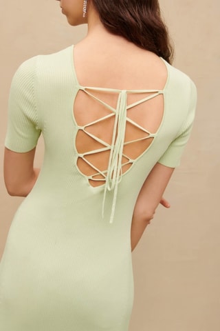 Robe midi - Vert