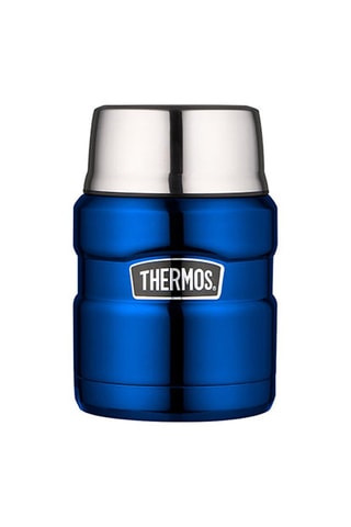 Porte-aliments isotherme et cuillère en acier inoxydable King - 47 cl