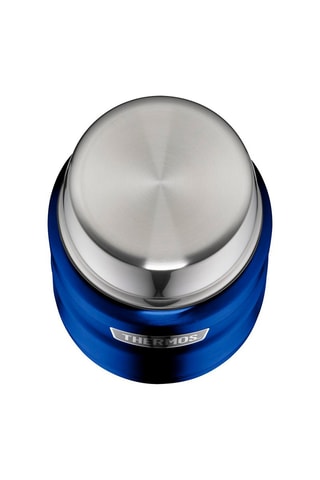Porte-aliments isotherme et cuillère en acier inoxydable King - 47 cl