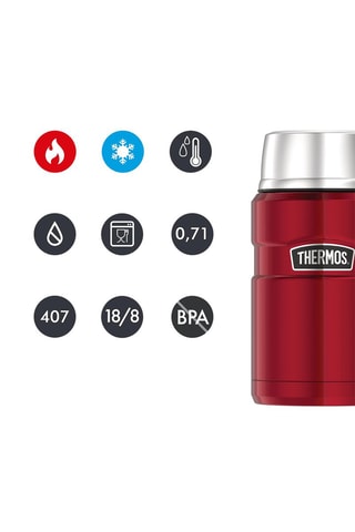 Porte-aliments en acier inoxydable King - 71 cl