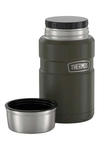 Porte-aliments isotherme compact en acier inoxydable King - 0,71 l