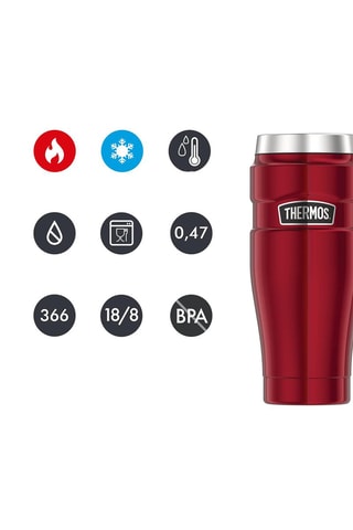 Mug isotherme en acier inoxydable King - 47 cl