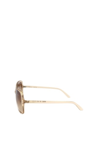 Lunettes de soleil femme - Catégorie 2 - Calvin Klein - Beige et marron