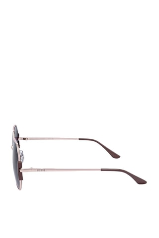 Lunettes de soleil femme - Catégorie 3 - Guess - Bleu, marron, rose et doré