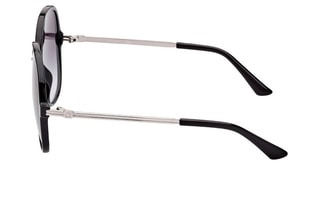Lunettes de soleil femme - Catégorie 3 - Guess - Argenté, bleu et noir