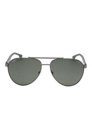 Lunettes de soleil homme - Catégorie 3 - Hugo Boss - Vert et gris