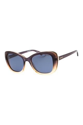 Lunettes de soleil polarisées femme - Catégorie 3 - Polaroid Core - Beige, bleu et doré