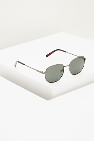 Lunettes de soleil polarisées homme - Catégorie 3 - Polaroid - Argenté, gris et noir