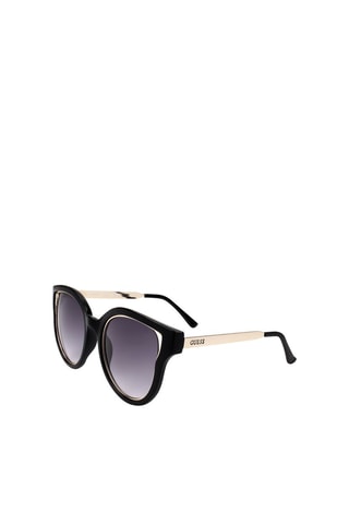 Lunettes de soleil femme - Catégorie 3 - Guess - Noir, doré et gris