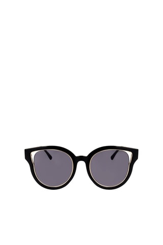 Lunettes de soleil femme - Catégorie 3 - Guess - Noir, doré et gris