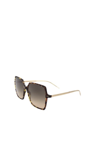 Lunettes de soleil femme - Catégorie 3 - Hugo Boss - Jaune et marron