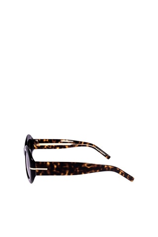 Lunettes de soleil femme - Catégorie 2 - Hugo Boss - Jaune, marron et doré