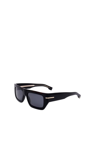 Lunettes de soleil homme - Catégorie 3 - Hugo Boss - Noir et marron
