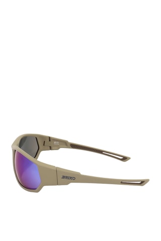 Lunettes de soleil homme - Verres effet miroir - Catégorie 3 - Marron