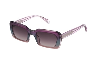 Lunettes de soleil femme - Catégorie 2 - Police - Violet et rose