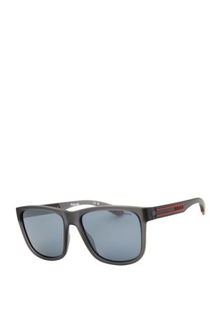 Lunettes de soleil homme - Verres effet miroir - Catégorie 3 - Polaroid - Gris