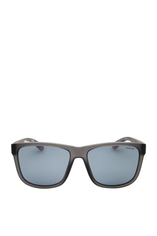 Lunettes de soleil homme - Verres effet miroir - Catégorie 3 - Polaroid - Gris
