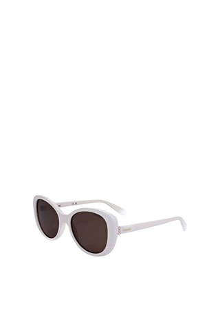 Lunettes de soleil polarisées femme - Catégorie 3 - Polaroid - Blanc et marron