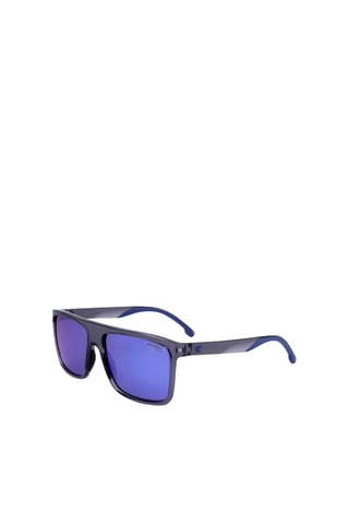Lunettes de soleil homme - Verres effet miroir - Catégorie 3 - Carrera - Bleu et gris