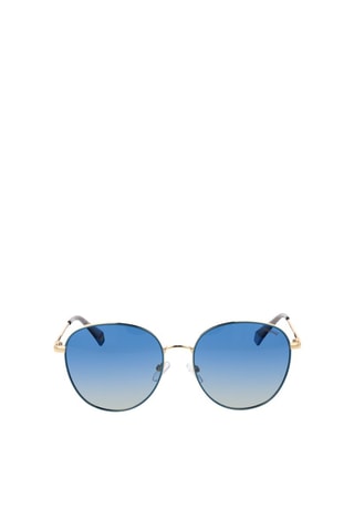 Lunettes de soleil polarisées femme - Catégorie 2 - Polaroid - Bleu et doré