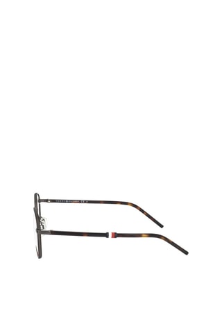 Lunettes de vue homme - Tommy Hilfiger - Noir, marron et argenté
