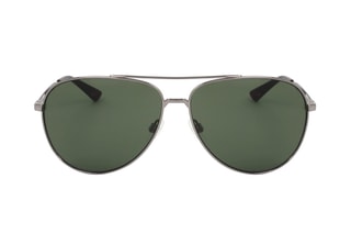 Lunettes de soleil homme - Catégorie 3 - Calvin Klein Collection - Marron et argenté