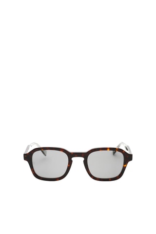 Lunettes de soleil homme - Catégorie 3 - Tommy Hilfiger - Marron et argenté