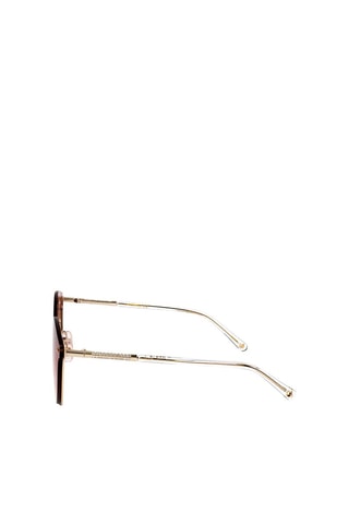 Lunettes de soleil femme - Catégorie 1 - Swarovski - Rouge et doré