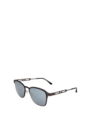 Lunettes de soleil homme - Verres effet miroir - Catégorie 3 - Italia Independent - Noir et gris
