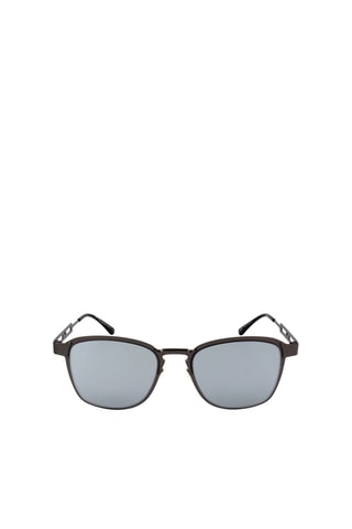 Lunettes de soleil homme - Verres effet miroir - Catégorie 3 - Italia Independent - Noir et gris