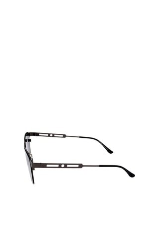 Lunettes de soleil homme - Verres effet miroir - Catégorie 3 - Italia Independent - Noir et gris