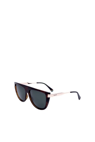 Lunettes de soleil polarisées femme - Catégorie 3 - Polaroid - Vert et marron