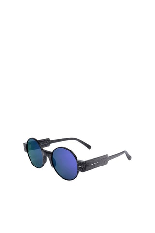 Lunettes de soleil femme - Catégorie 2 - Italia Independent - Noir, bleu, violet et argenté
