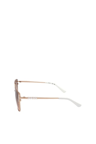 Lunettes de soleil femme - Catégorie 2 - Guess - Marron et rose