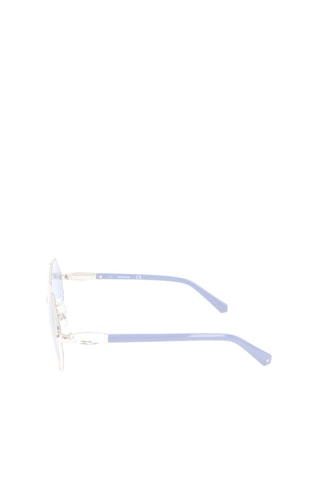 Lunettes de soleil ornées de cristaux Swaroski femme - Catégorie 2 - Swarovski - Bleu et doré