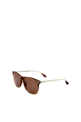 Lunettes de soleil homme - Catégorie 2 - Police - Doré et marron