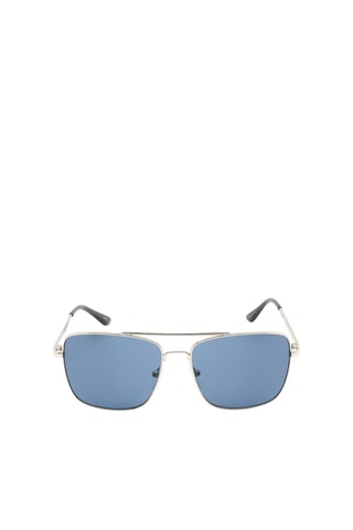 Lunettes de soleil homme - Catégorie 3 - Calvin Klein - Bleu et argenté