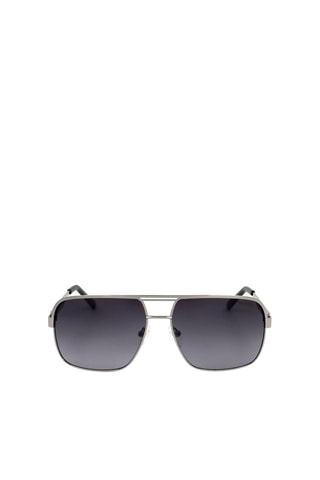 Lunettes de soleil homme - Catégorie 3 - Guess - Argenté, gris et noir