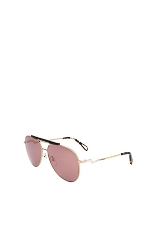 Lunettes de soleil femme - Catégorie 2 - Zadig & Voltaire - Doré, rose et rouge
