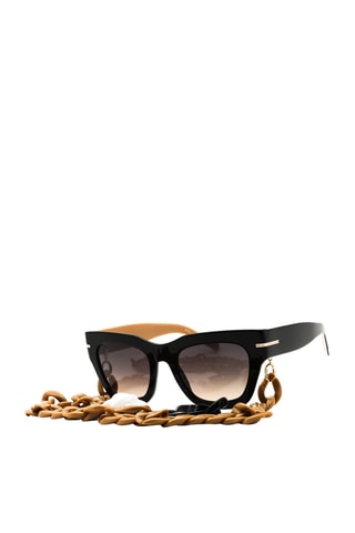 Lunettes de soleil femme - Catégorie 3 - Hugo Boss - Beige et noir