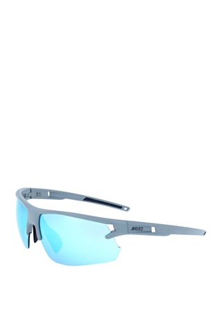 Lunettes de soleil homme - Verres effet miroir - Catégorie 3 - Gris