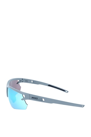 Lunettes de soleil homme - Verres effet miroir - Catégorie 3 - Gris