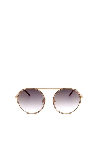 Lunettes de soleil femme - Catégorie 2 - Hickmann - Marron, violet et doré