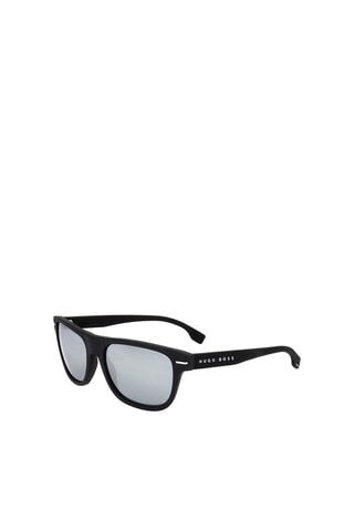 Lunettes de soleil homme - Catégorie 3 - Hugo Boss - Blanc, noir et argenté