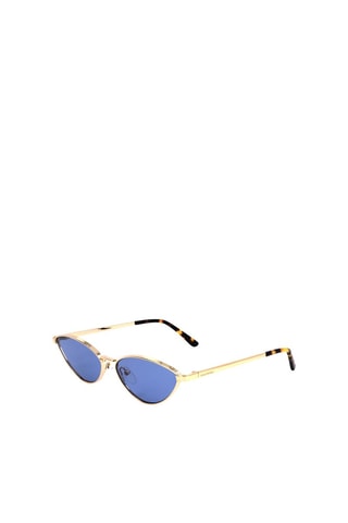 Lunettes de soleil femme - Catégorie 2 - Karl Lagerfeld - Bleu, doré, jaune et marron